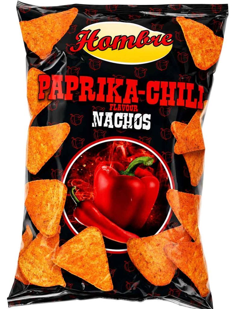 Hombre Nachos Paprika-Chili 125g Produktbild 