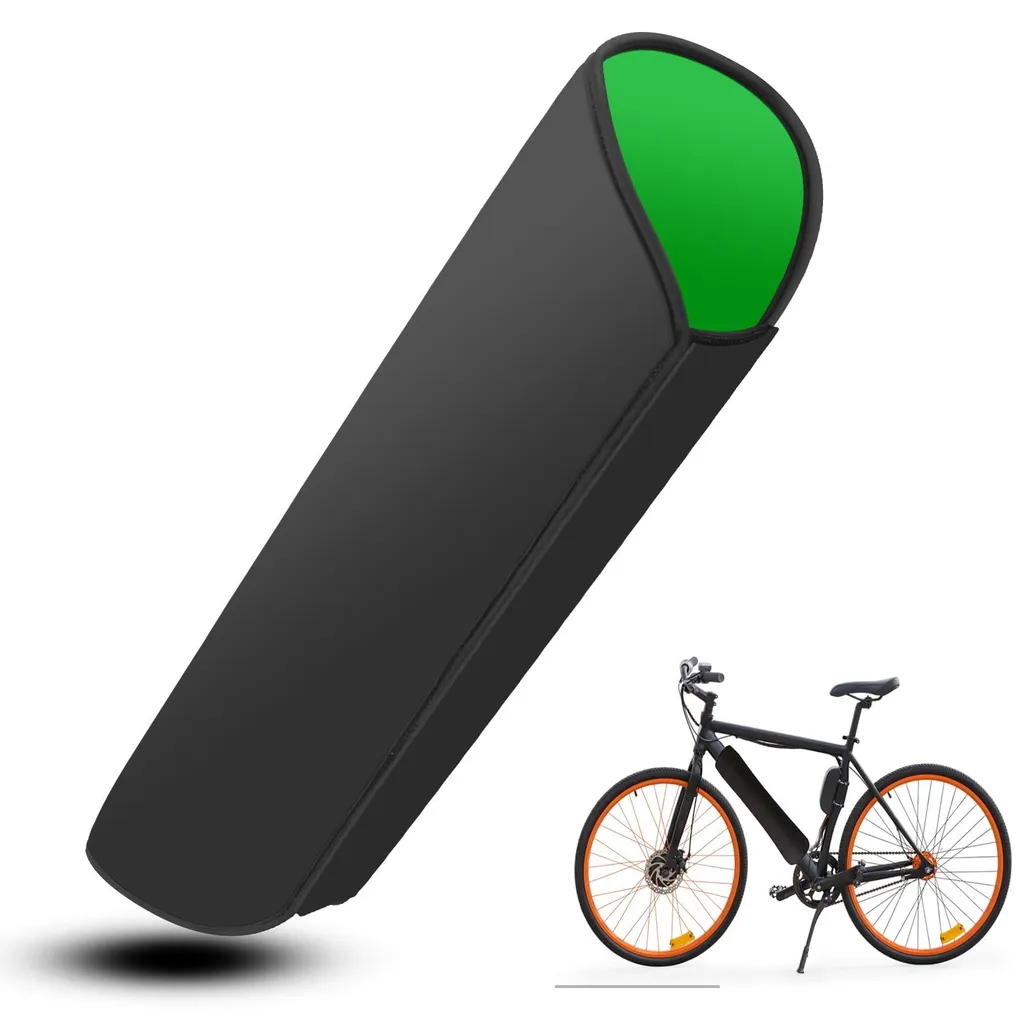 Housse batterie vélo électrique étanche et antichoc en néoprène noir