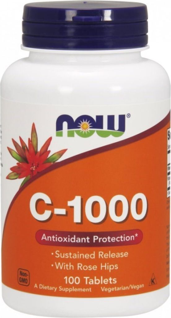 NOW Foods | Vitamin C-1000 with Rose Hips / Sustained Produktbild 