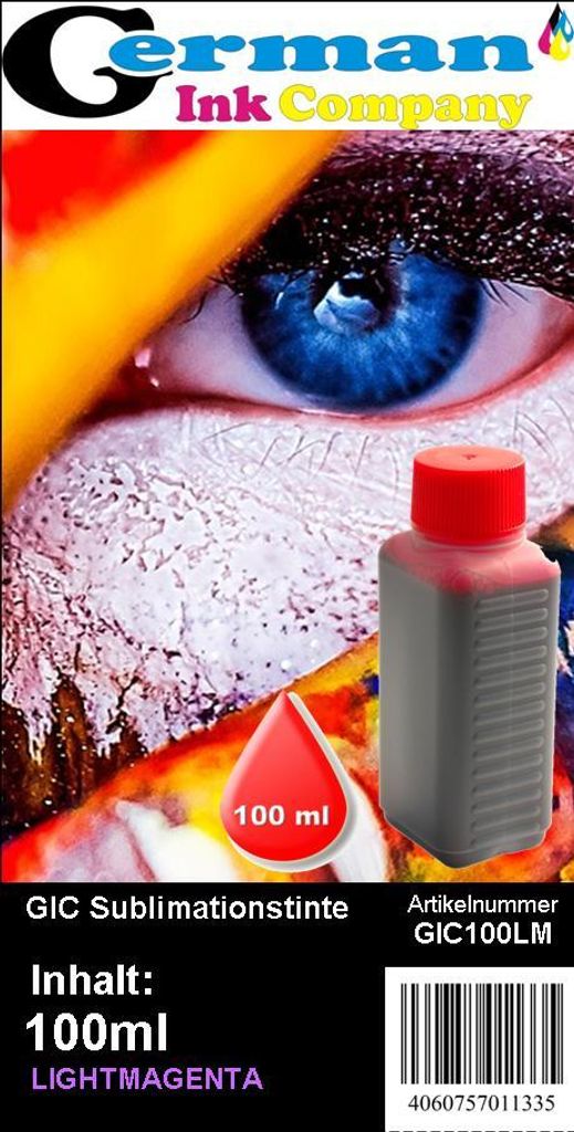GIC - Hitzetransfertinte | Sublimationstinte in 100ml Produktbild 