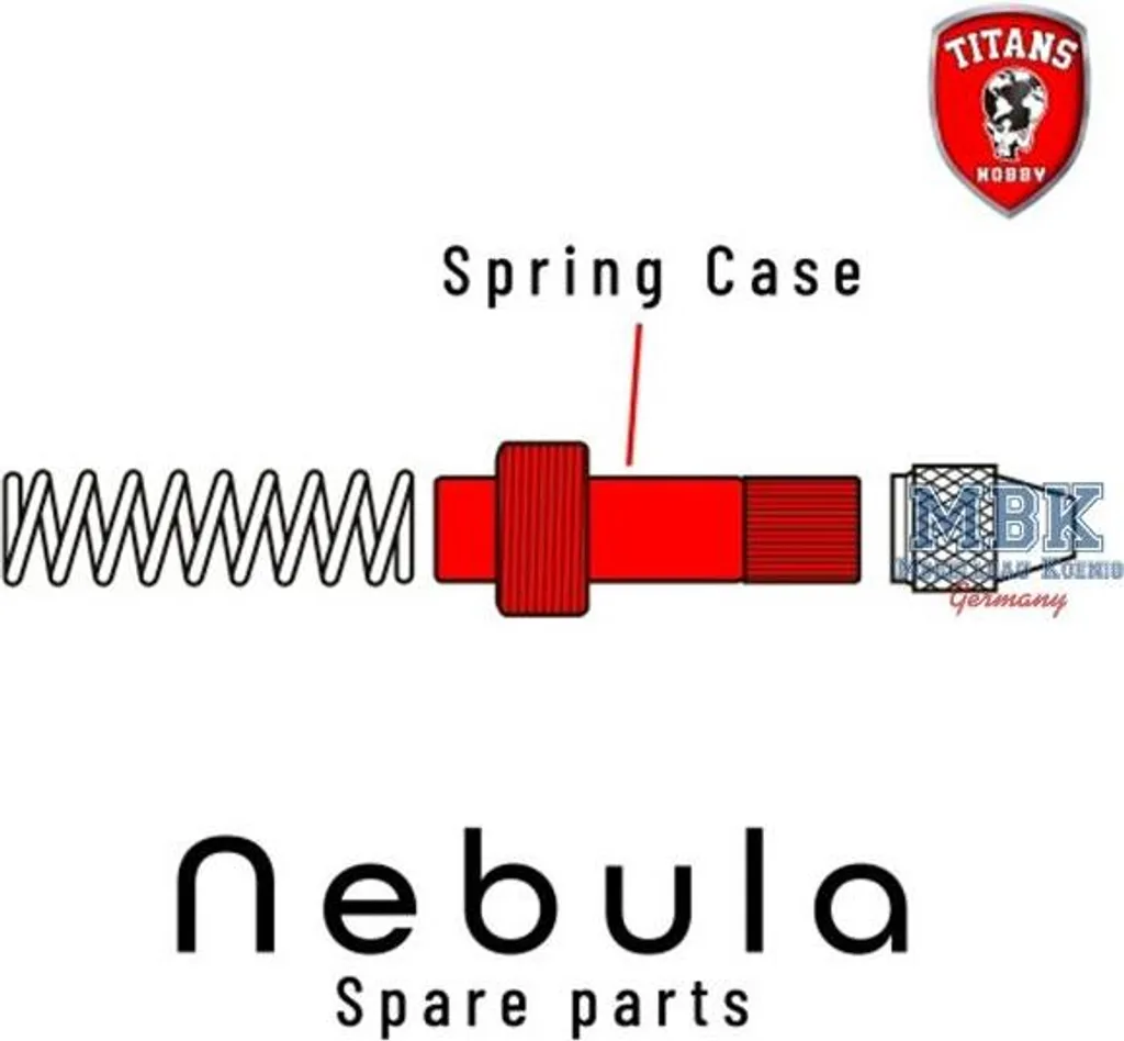 Réparer votre aérographe NEBULA avec le boîtier à ressort TTH058-15