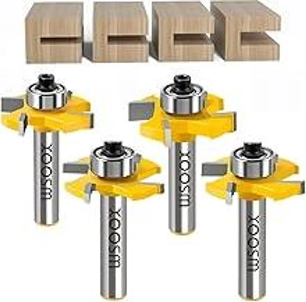 WSOOX 4 Frese a Disco 8mm - Il Segreto per Incastri Perfetti