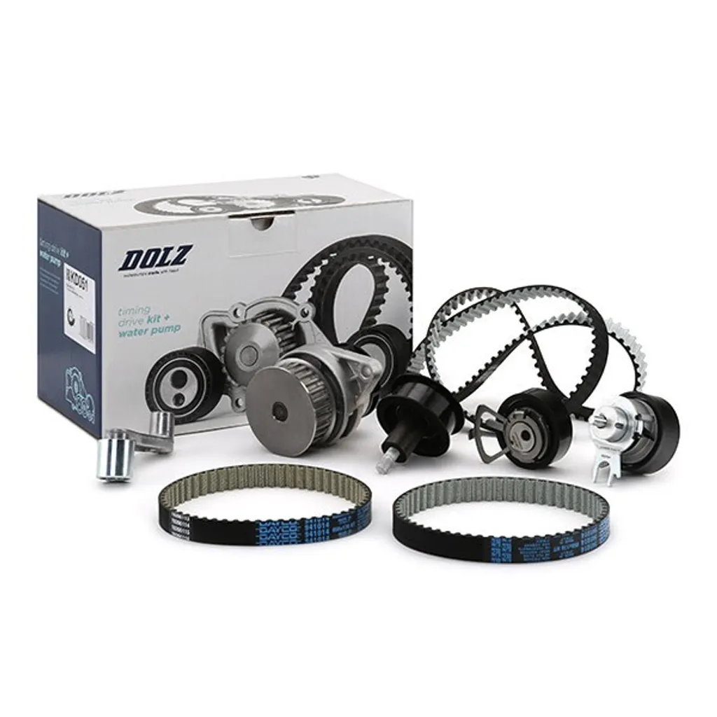 Kit distribution DOLZ KD051 avec pompe à eau robuste pour Skoda et VW - 2