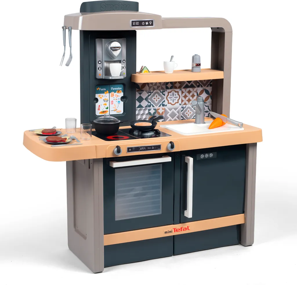 Cuisine Smoby Tefal Evo hauteur ajustable avec accessoires pour enfants