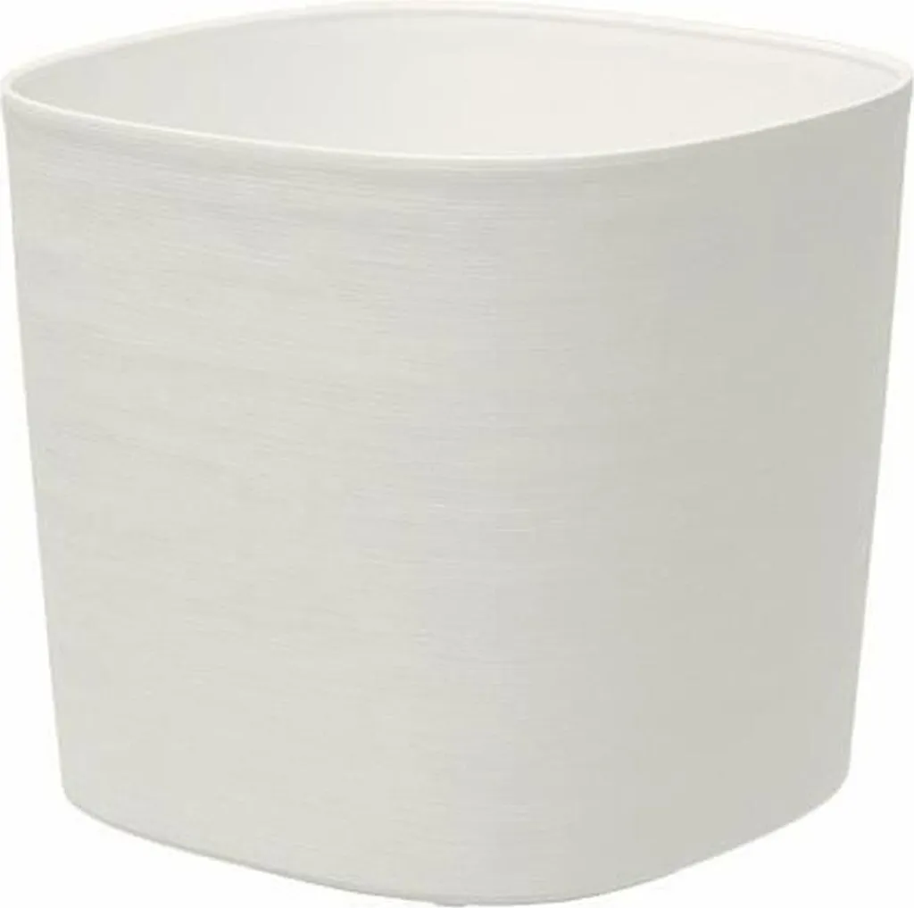 Jardinière carrée blanche 30x30 cm Garden ID Respect design durable