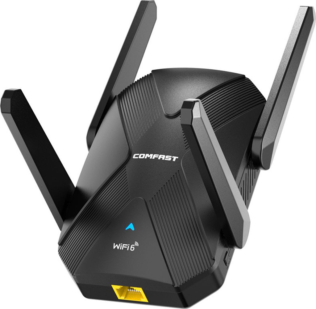 INF WiFi 6 Range Extender - Schwarz