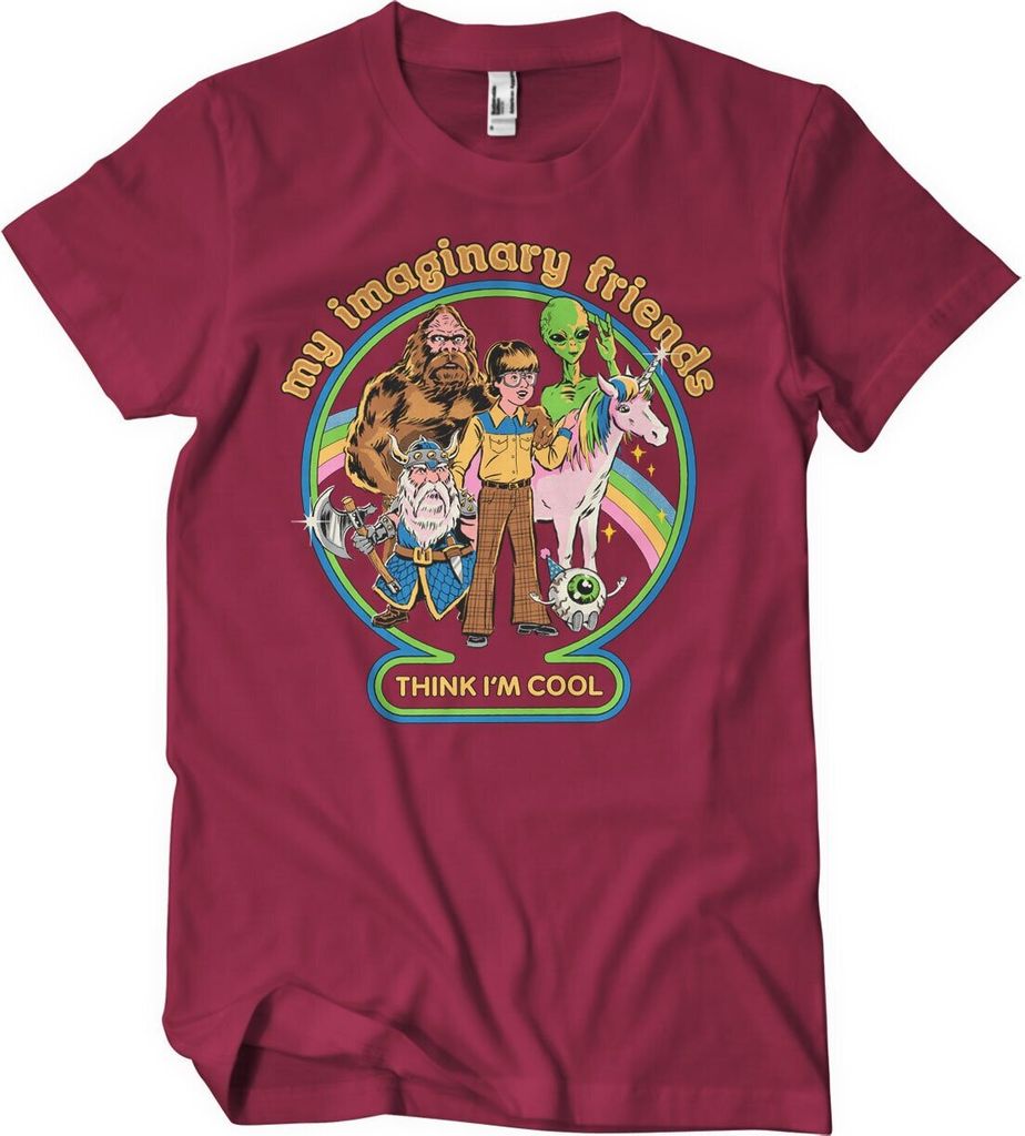 My Imaginary Friends Think I'm Cool T-Shirt - Small - Produktbild 