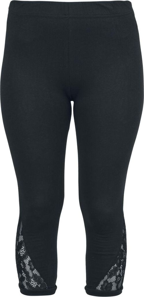 RED by EMP Damen Leggings mit Spitze schwarz S
