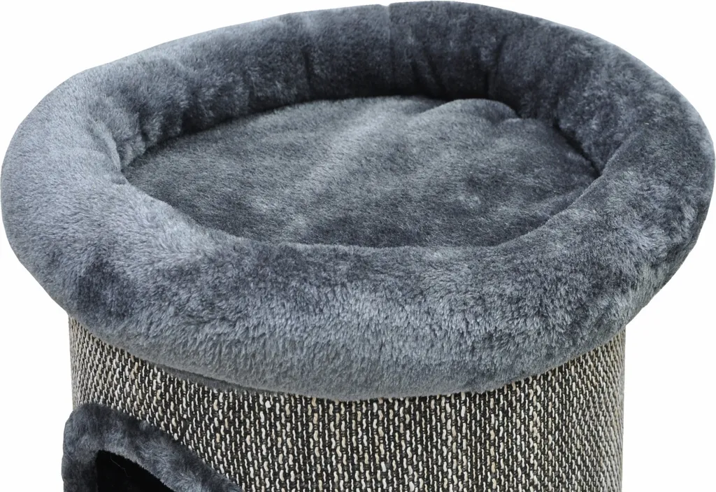 Tonneau à griffer Nanook Simba100 gris 100x40x40 cm pour grand chat