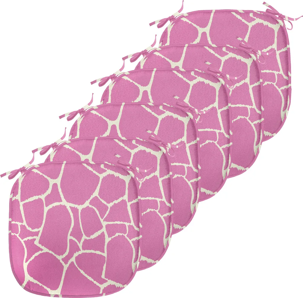 Coussin pour chaise de salle à manger étanche, lot de 6 galettes de 40 cm