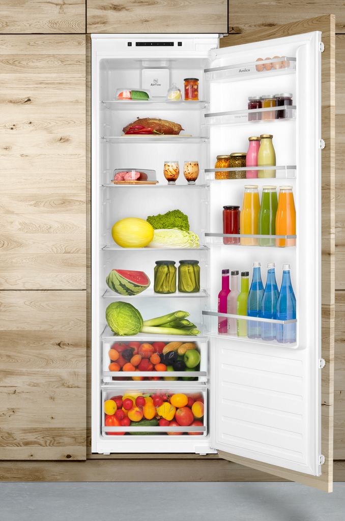 Amica EVKS 357 200 Einbaukühlschrank, 184 cm hoch Produktbild 3