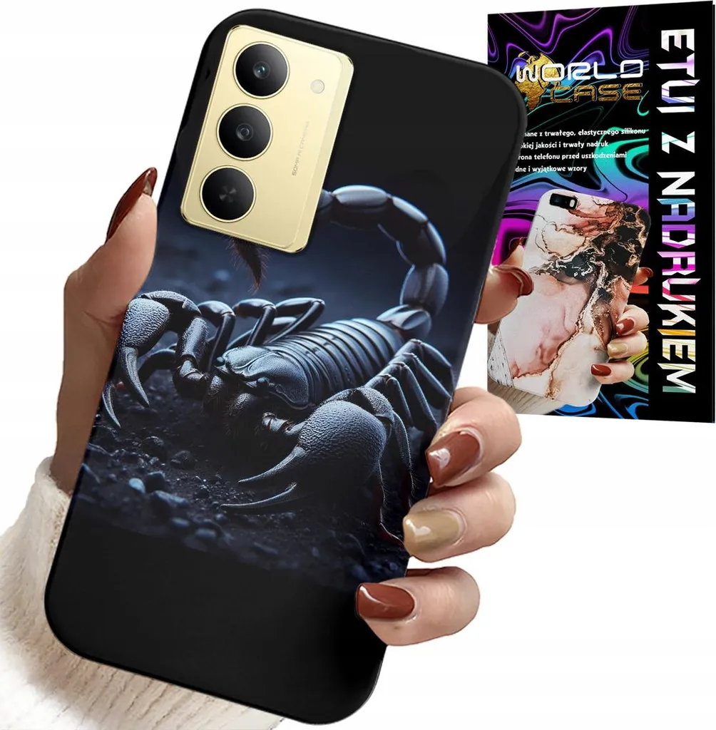 Custodia per Realme 14X - Scorpione, Scorpioni + Pellicola idrogel