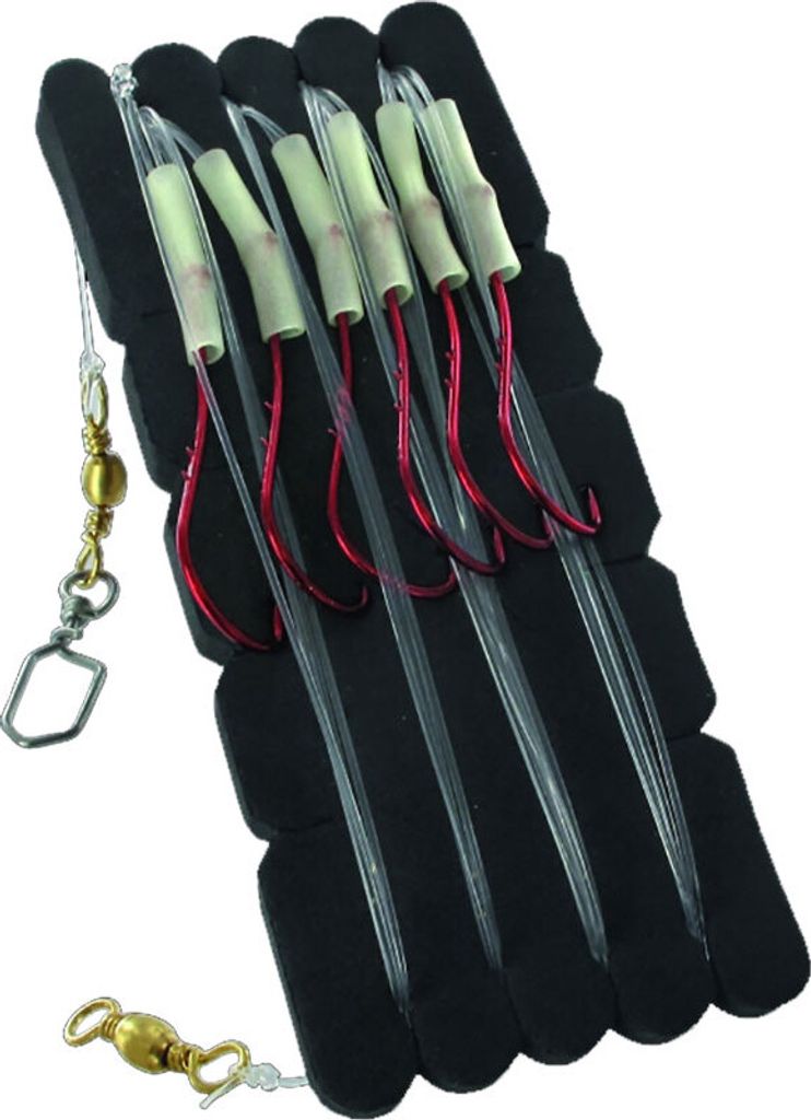 Dega Rotbarsch-Vorfach 5,60m 4/0 Schnur 0,80mm
