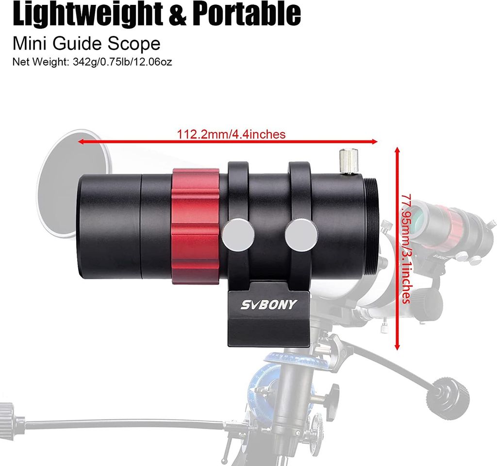 Svbony SV165 Zaměřovací dalekohled, 30mm Mini zaměřovací Obrázek produktu 2