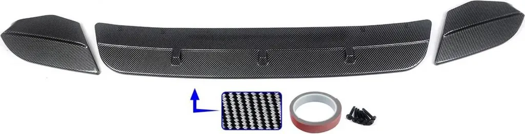 Accessoire carrosserie BMW X4M F98 : Lèvre avant Noir pour Look Sport