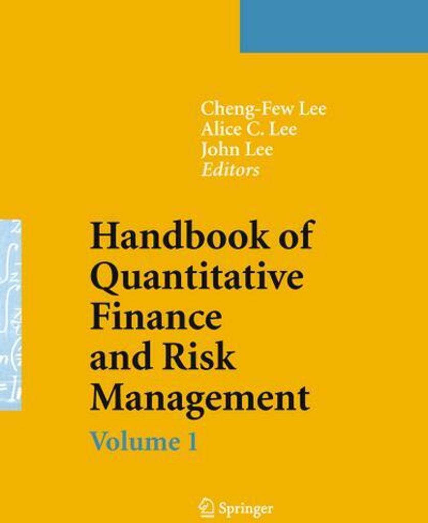 Handbook of Quantitative Finance and Risk Management