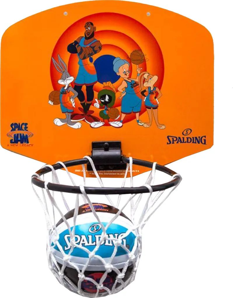 Panneau de basket Spalding Mini Basketball Set Space Jam 79006Z Orange