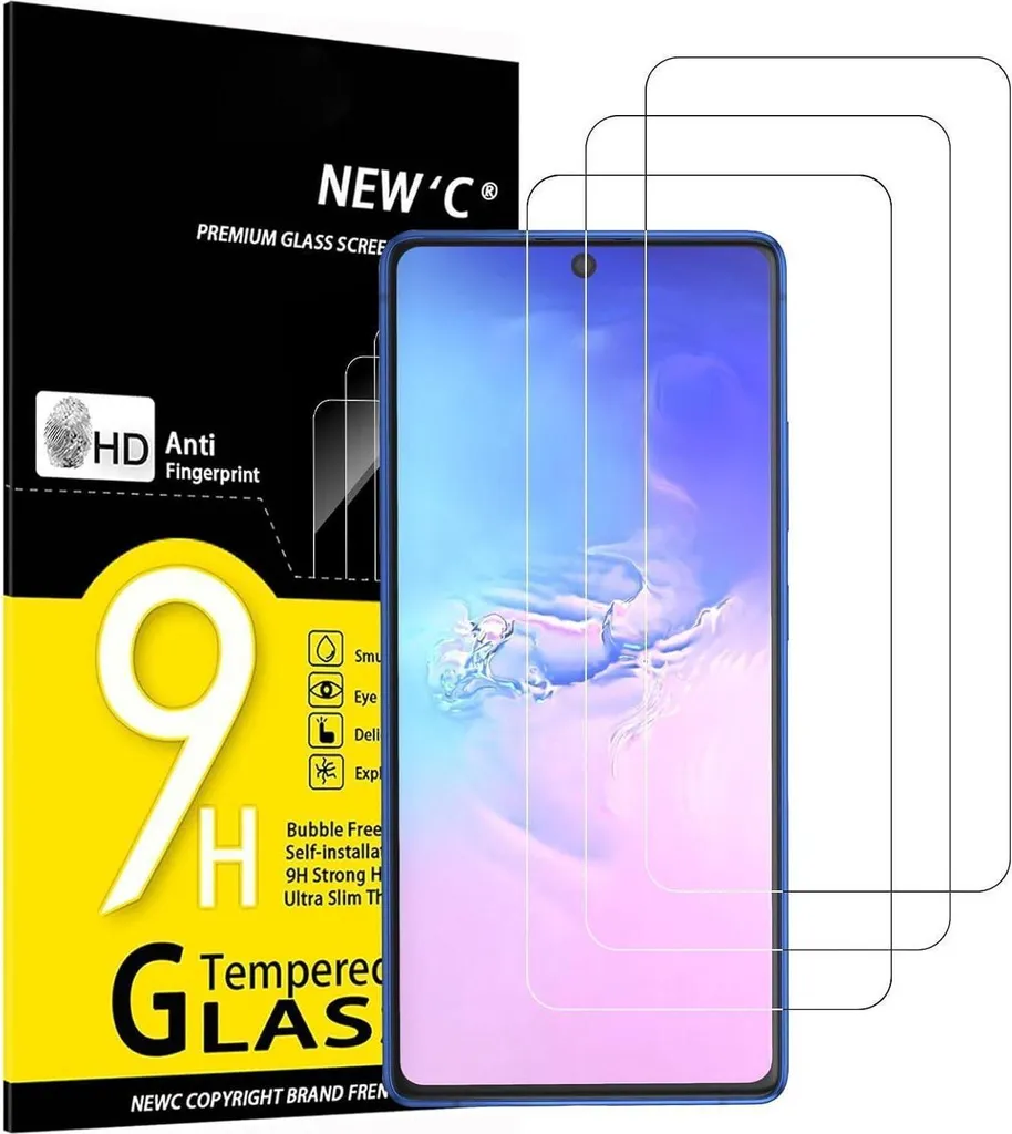 Film Protection Écran en Verre Trempé pour Samsung Galaxy S10 Lite HD
