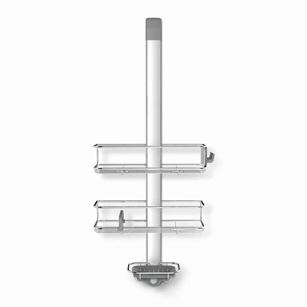 Étagère de Douche Suspendue Simplehuman en Inox Mat et Aluminium Anodisé