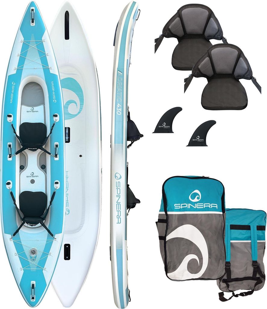 Spinera Kayak Adriatic 430 Light 2 Personen aufblasbares Premium Kajak Kanu