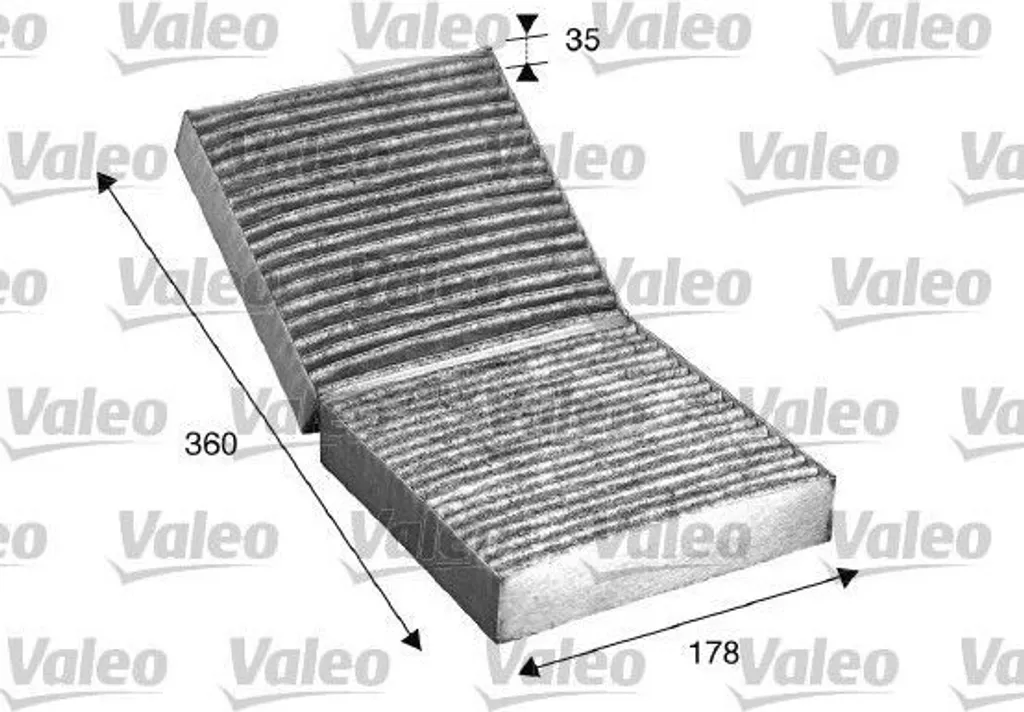 Filtre habitacle Valeo 715508 contre la buée pour Mercedes SLK R171