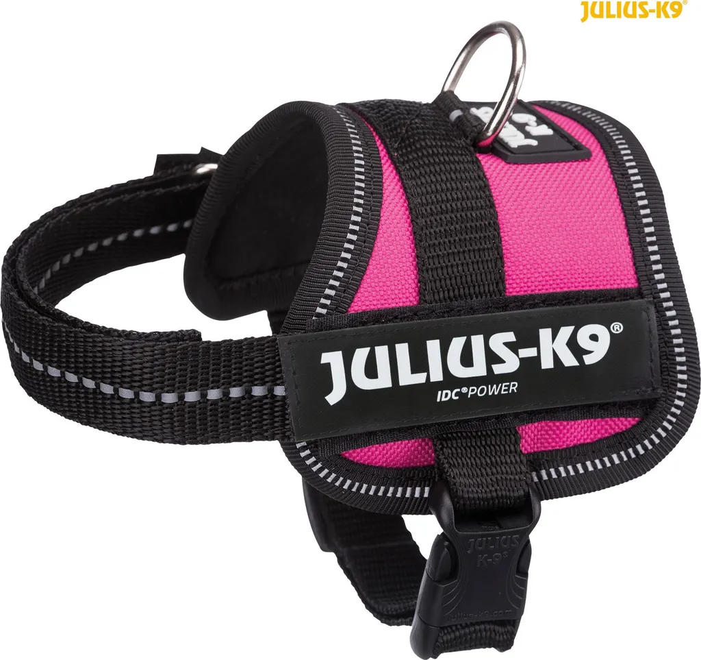 Julius-K9 Baby 1 Mini 33-45 cm Fucsia - Pettorina Cane Lunga Durata