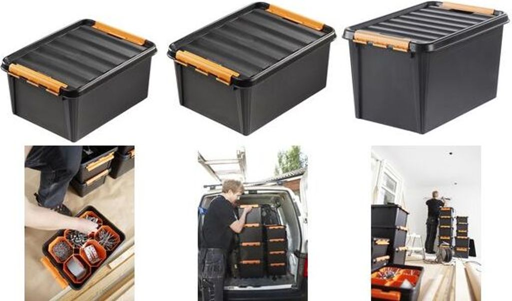 smartstore Aufbewahrungsbox PRO 15, 14 Liter, schwarz Produktbild 
