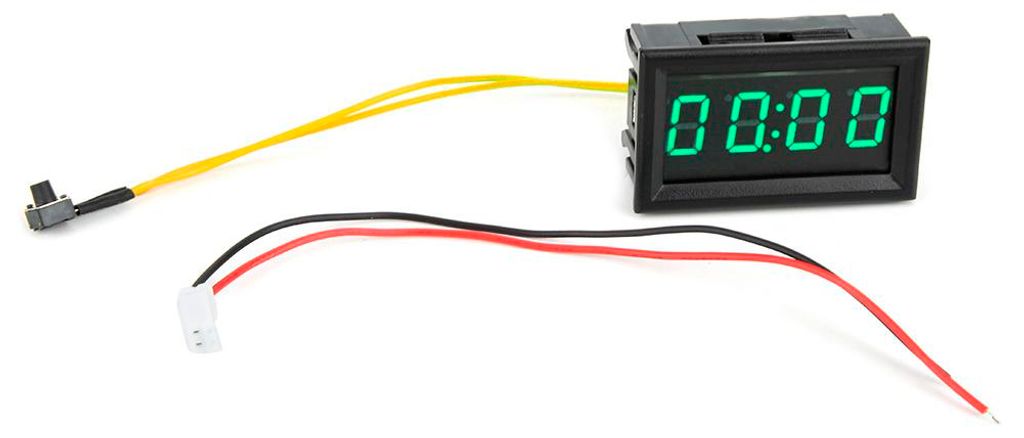Elektronische LED-Digital-Leuchtuhr für Auto, Zubehör und Dekoration (Grün)