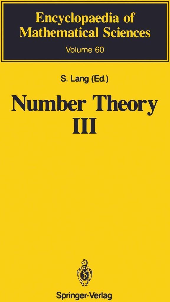 Number Theory III