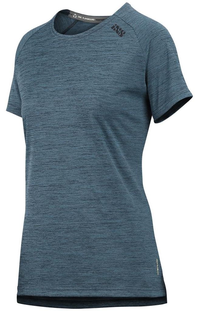 IXS Flow X Damen Fahrrad Jersey Farbe: Blau, Grösse: 42