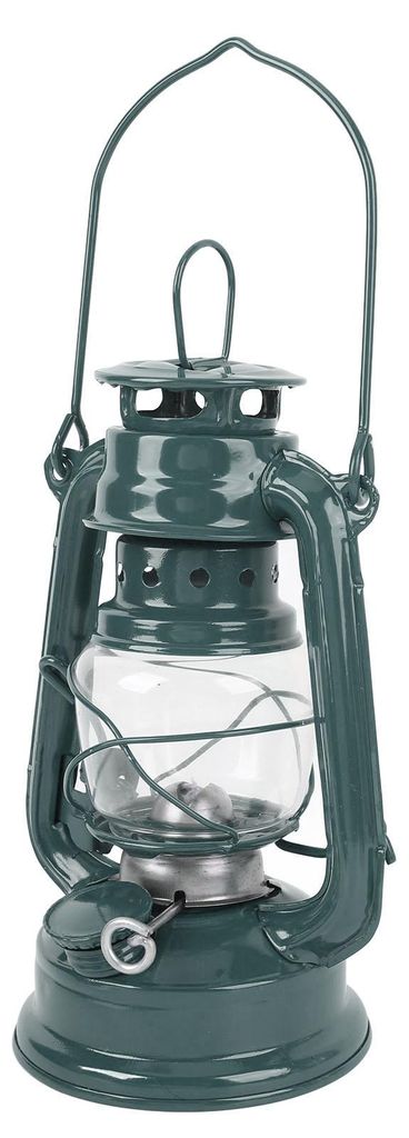 Outdoor-Laterne mit hoher Lichtdurchlässigkeit Glas Vintage-Wohnaccessoire Vintage-Laterne für Camping Grün