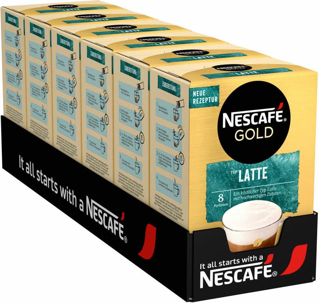 Nescafé Gold Typ Latte, Löslicher Bohnenkaffee, Produktbild 