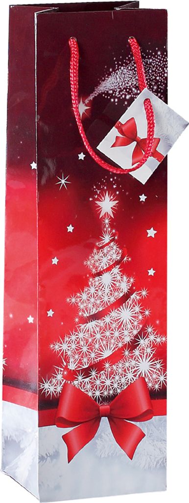 SIGEL GT022 Geschenktasche groß, Sparkling Tree, Produktbild 3