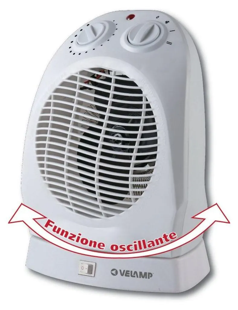 Ventilateur de Table Oscillant Haute Performance Velamp Gris Anthracite - 2