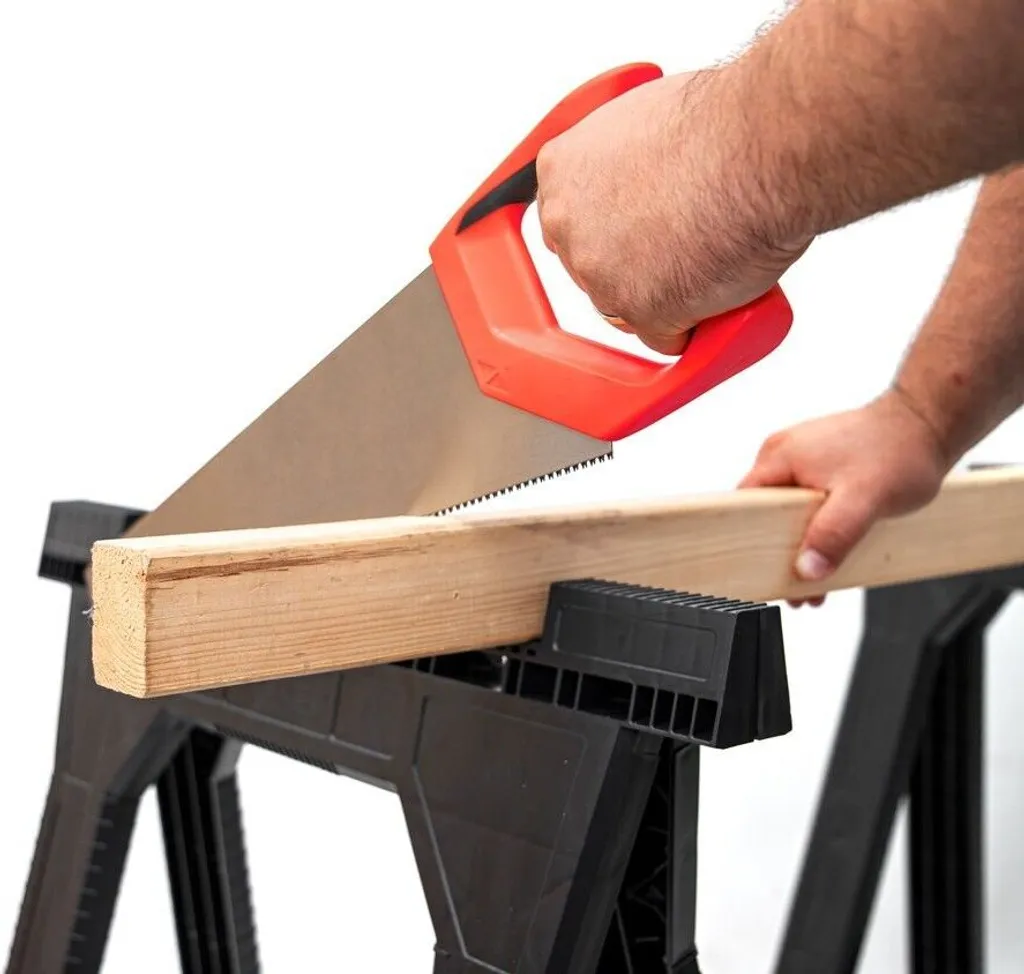 Tréteaux de chantier multifonctions QBRICK pour établi et support de sciage