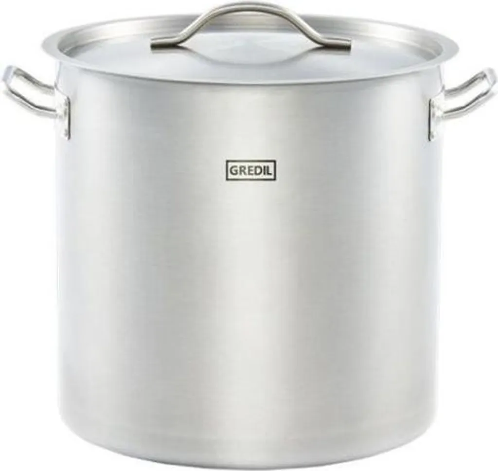 Marmite Traiteur Ø 36 cm Inox per Zuppa e Brodo con Coperchio