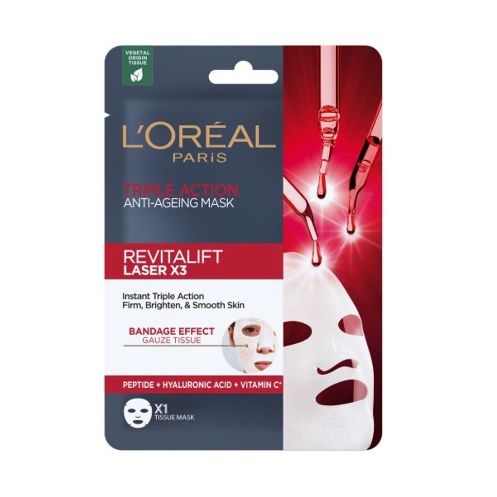 Loreal Revitalift Laser Triple Action Anti Aging Mask Firming Brightening and Smoothing 28g