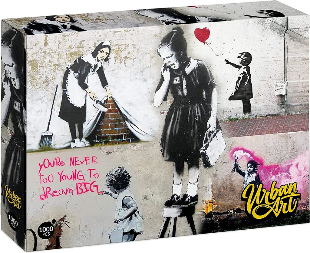 Banksy Girl On A Stool Puzzle