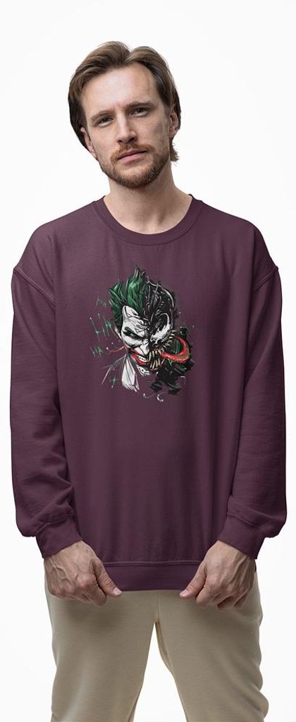 D&B Design Uni Pullover SWMO00017 Joker Lila-Größe S