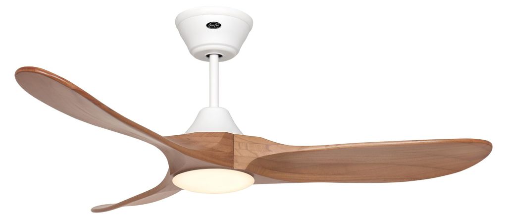 Energiespar Deckenventilator mit LED Beleuchtung und Produktbild 