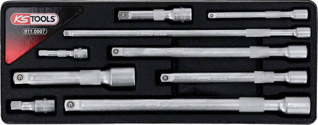 Raggiungi l'Impossibile: Set 9 Prolunghe KS Tools per Meccanica Difficile