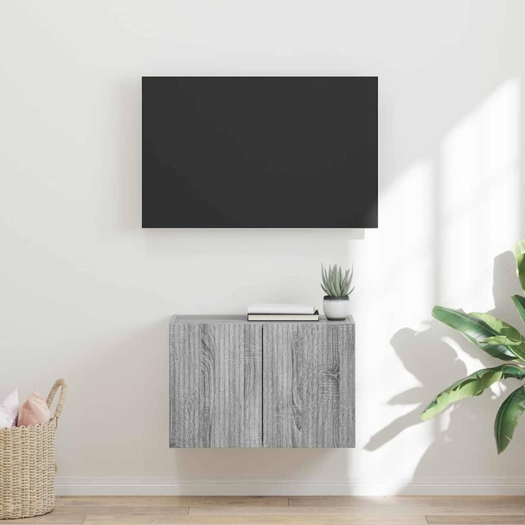 Maison Exclusive - TV-Wandschrank Graues Sonoma 59,5 x 31 x 40 cm Holzwerkstoff
