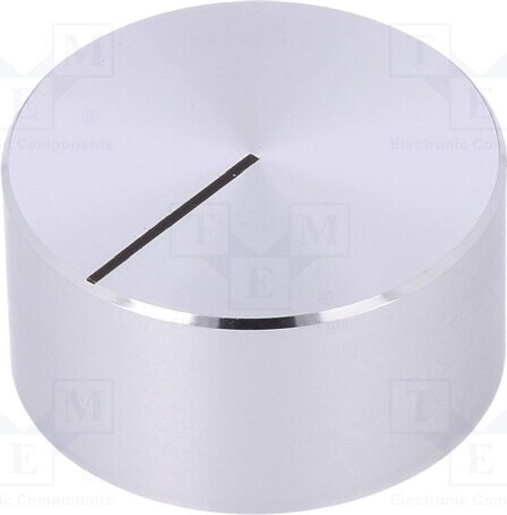 1x Drehknopf Ø30x15mm Aluminium mit Anzeige ØAchse: 6mm ber 523.6191 Drehknöpfe f