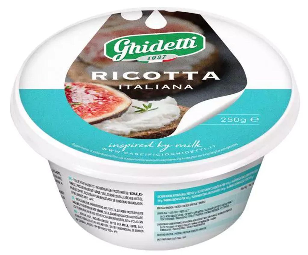 Ricotta fraîche Ghidetti, 295 g Image du produit 