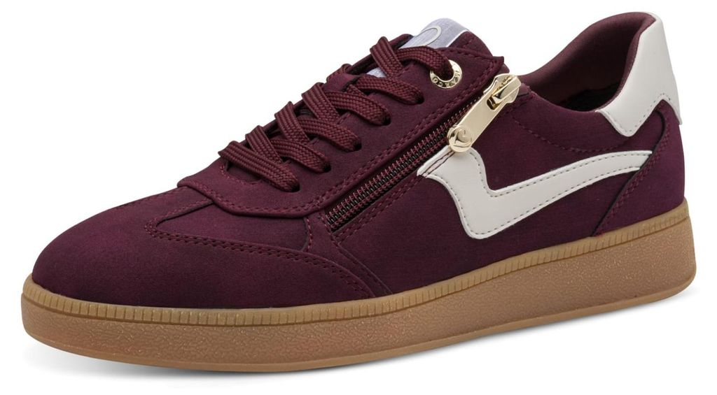 Marco Tozzi Sportliche Schnürschuhe Damen 32313233353538 Rot 38 EU