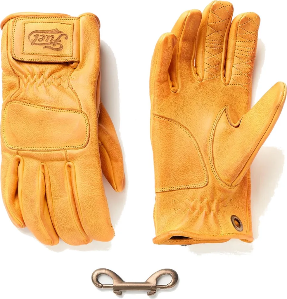 Gants de moto Fuel United Beige 2XL : Fini les mains serrées en cuir
