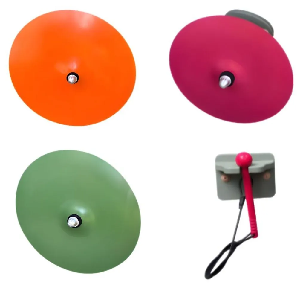 Support et fixation pour cymbales de jardin Masterkidz - Accessoire tige