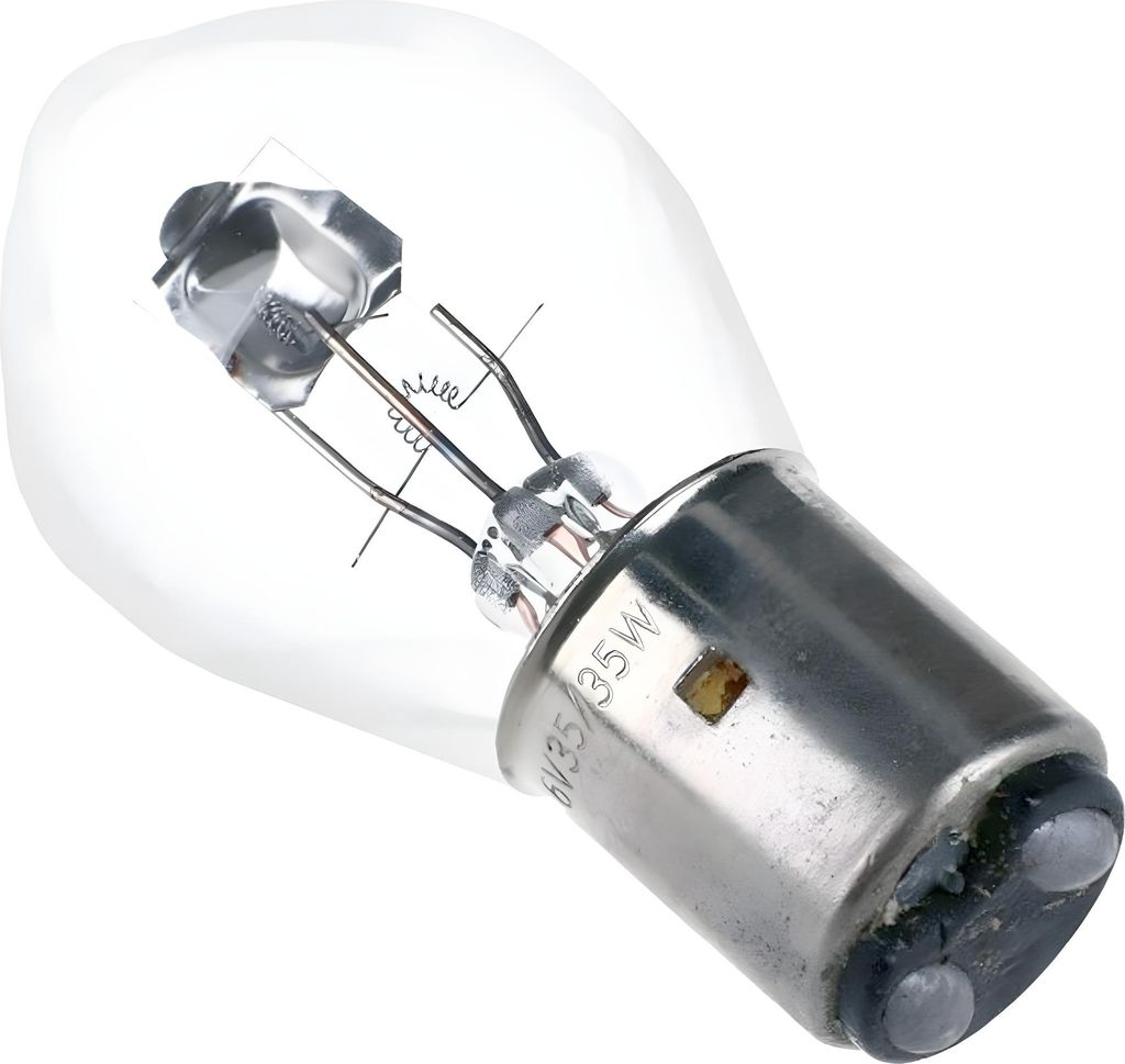 Glühlampe Bilux BA20d 6V 35/35W klar Produktbild 