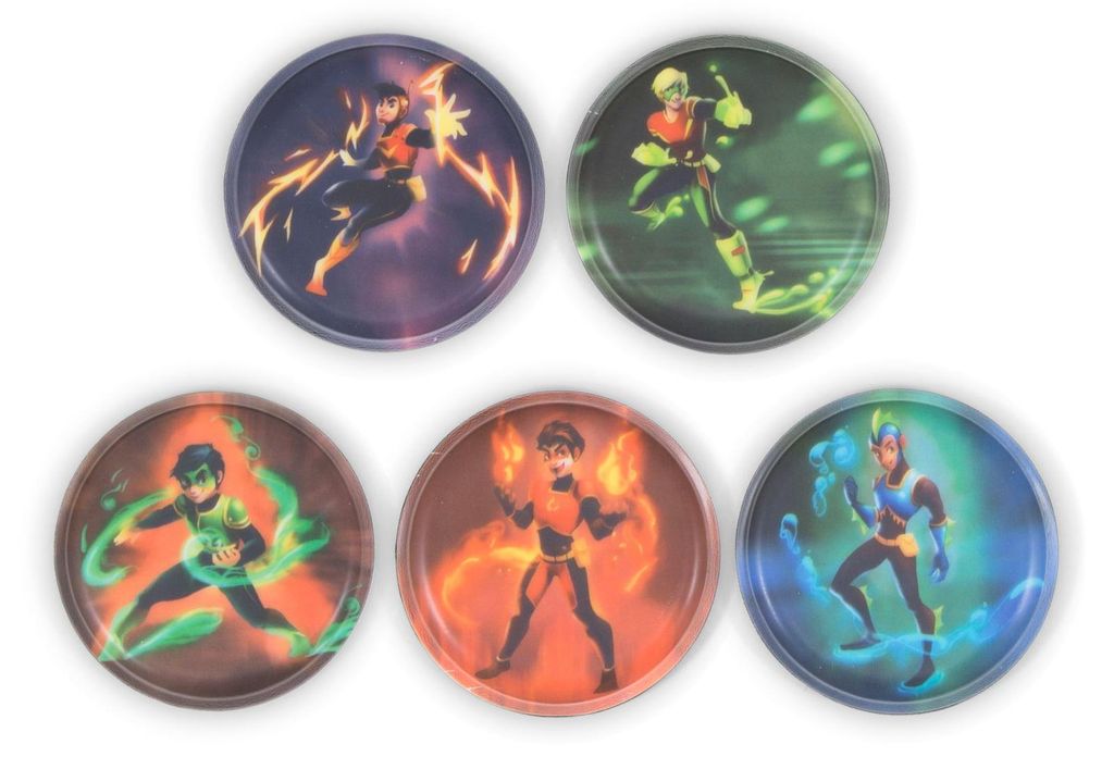 Ergobag Klettie-Set 5tlg. Superhelden