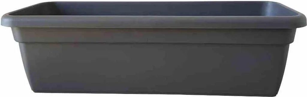 Jardinière d'arrosage GARDAMO 100cm - Bac de rangement Anthracite